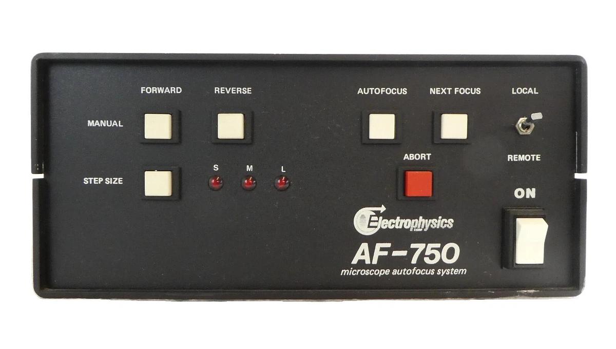 Used Electrophysics AF-750 Microscope Autofocus System SD 4003 200mm Working Spare