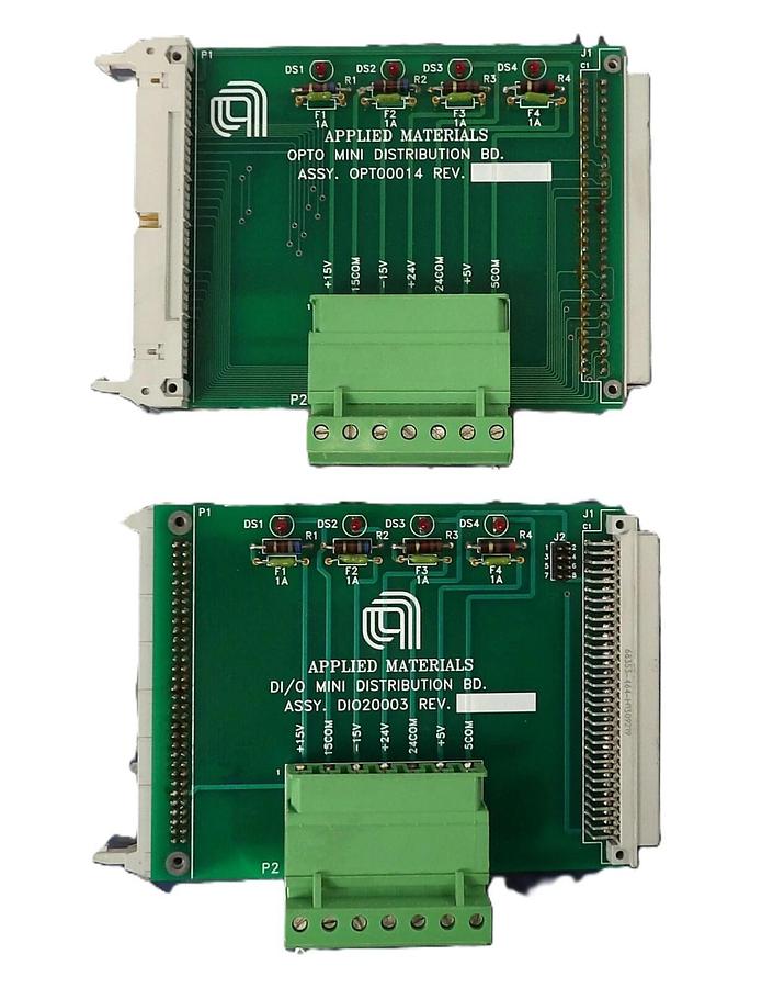 Used AMAT Applied Materials DIO20003 Opto Mini Distribution PCB Lot of 2 Working