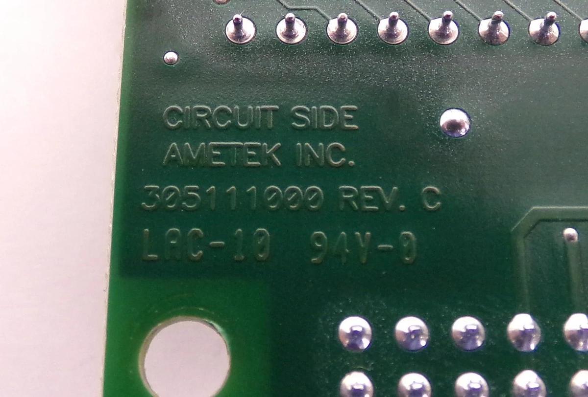 Used Ametek Process Instruments 305110901 Processor PCB CG1102 O2 Analyzer Working