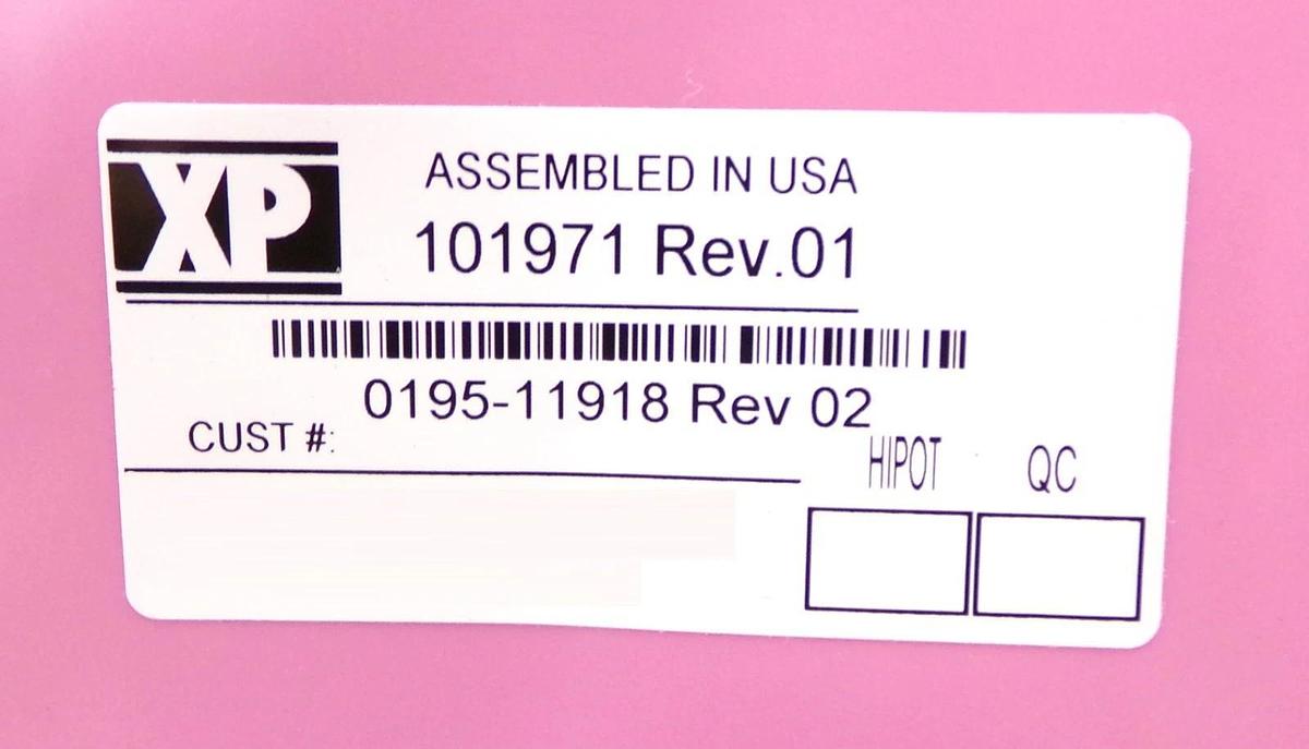 XP Power 101971 Power Supply Control Module Assembly New Surplus