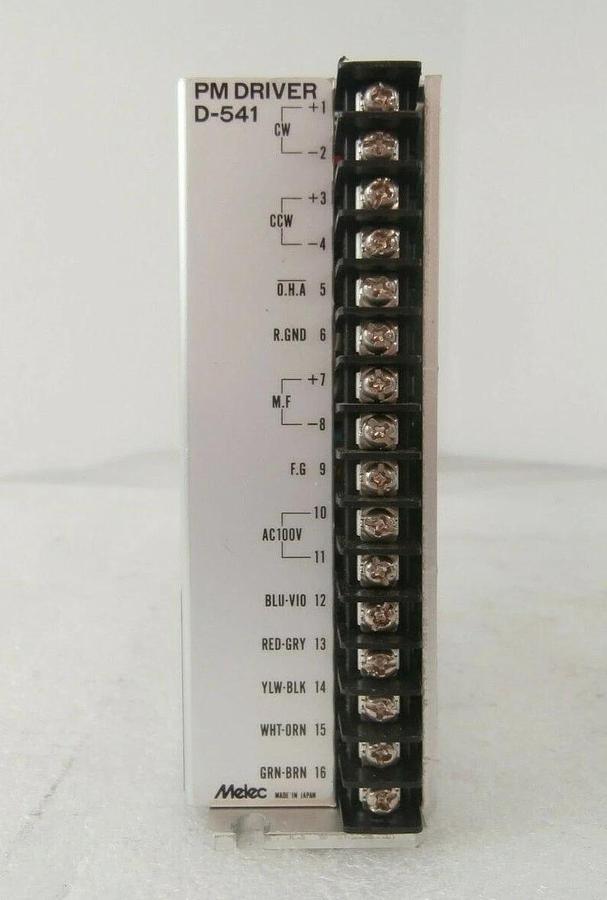 Used Melec D-541 Stepper Motor Driver PM DRIVER Reseller Lot of 4 Working Surplus