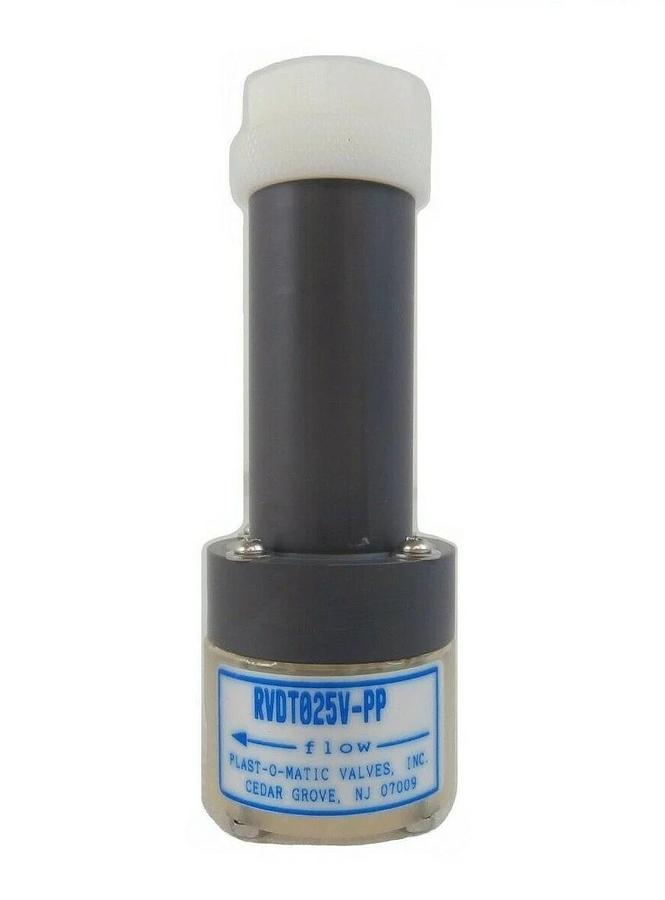 Used Plast-O-Matic Valves RVDT025V-PP Diagram Relief Valve Ryan Herco 5423.602 New