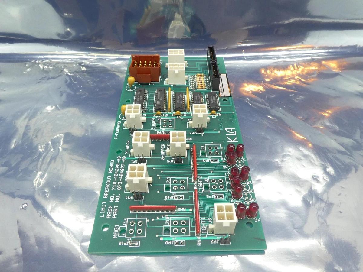 Used KLA-Tencor 073-404227-00 Limit Breakout Board PCB 710-404228-00 Working Surplus