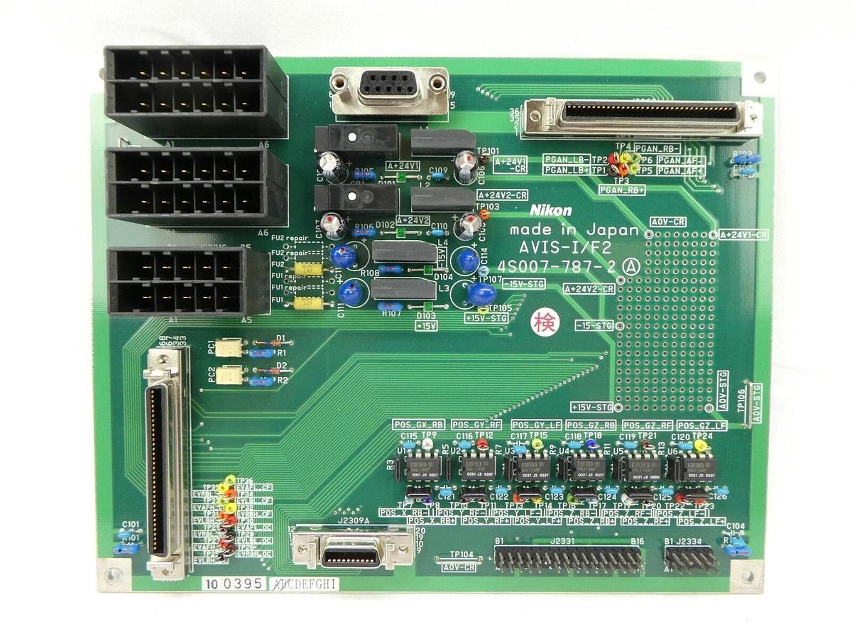 Used Nikon 4S007-787-2A AVIS-I/F2 Interface Board PCB NSR-S204B Working Spare