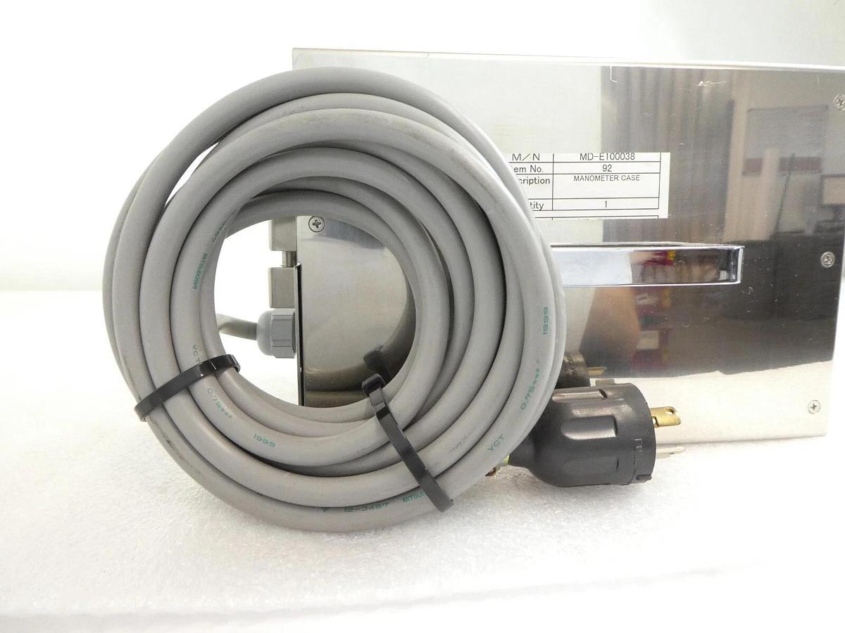 Used TEL Tokyo Electron MD-E100038 Manometer Power Supply Box Working Surplus