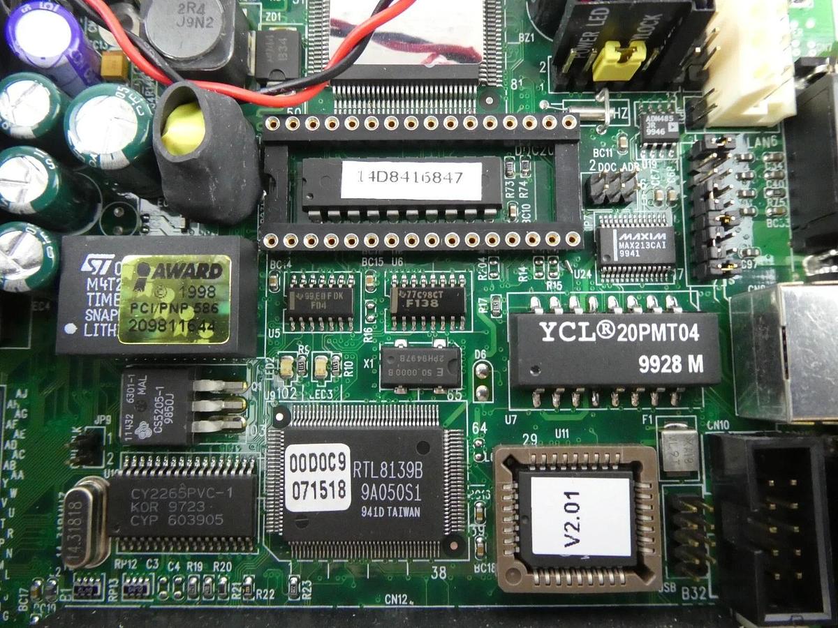 Used Axiomtek PCA-6154 PCA Single Board Computer Pentium CPU PCB Card Rev. A3 Working