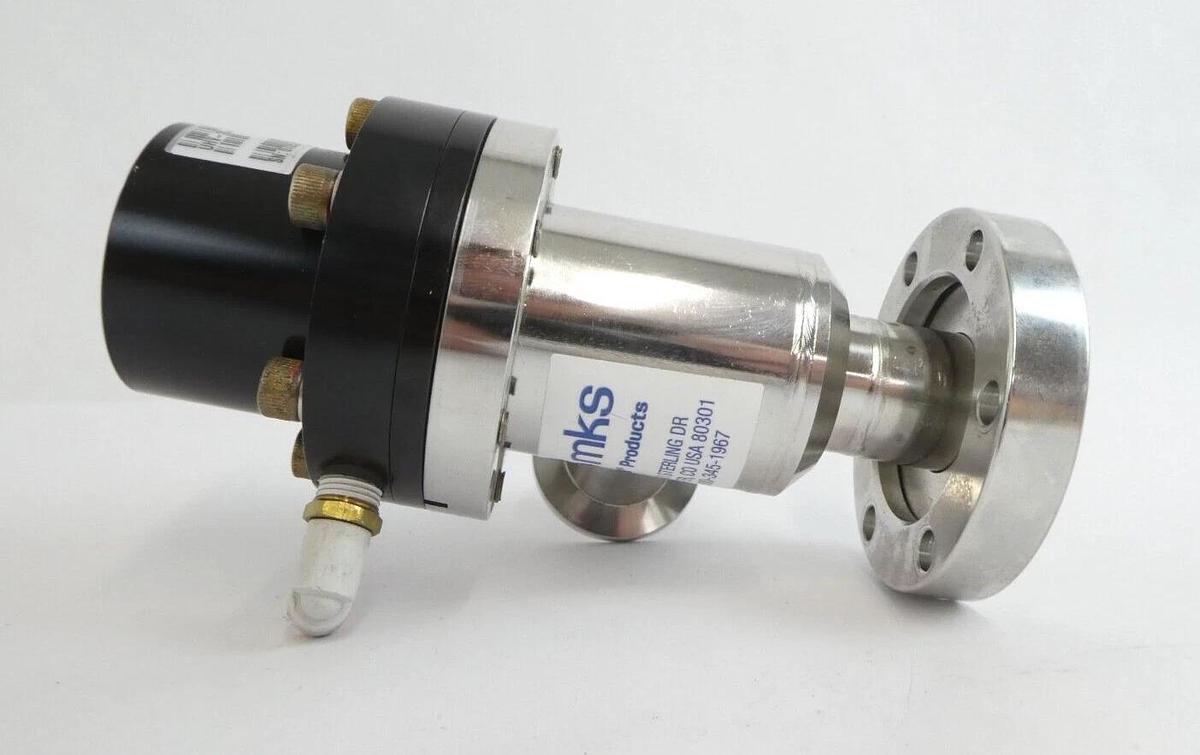 Used MKS Instruments UHV-25-AKK-ENVN Pneumatic Angle Vacuum Valve Lot of 4 Working