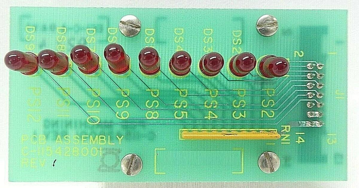 Used Varian Semiconductor VSEA E-115006001 Manual Mode Vacuum Interlock PCB Rev. C