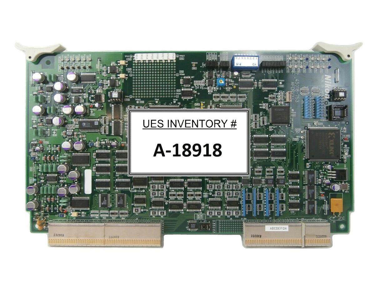Used Nikon 4S018-753 Processor Control PCB Card AFDRVX4 NSR Series Working Surplus