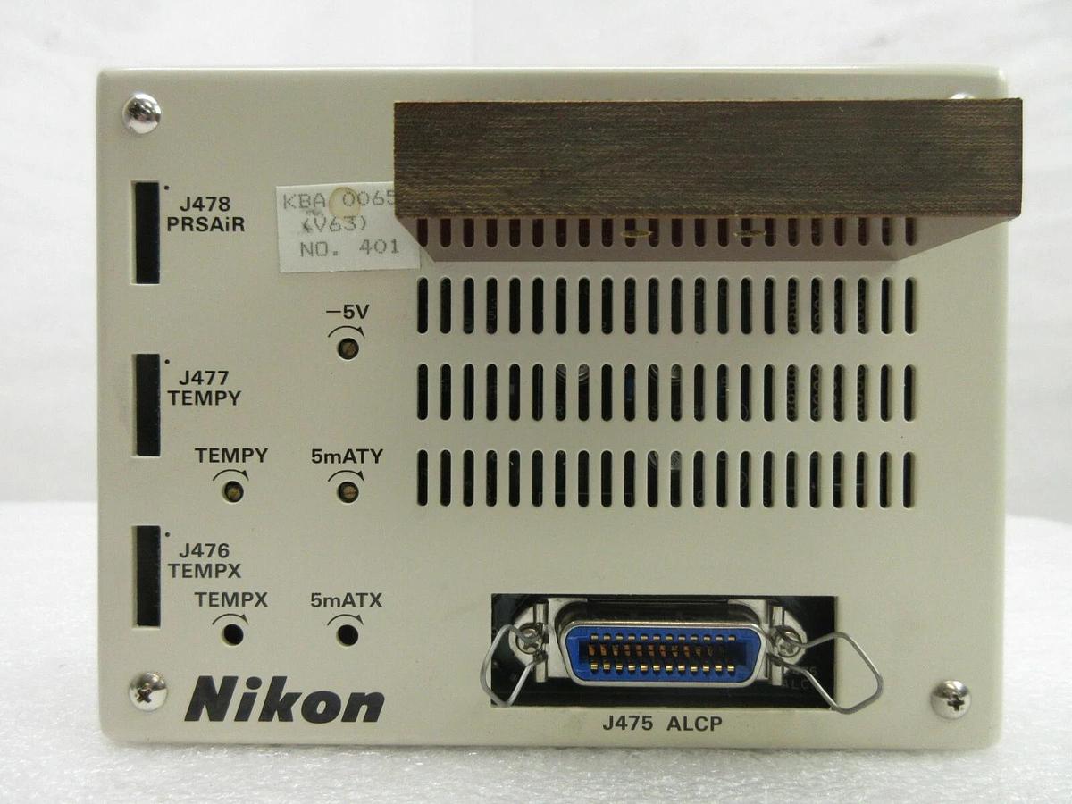 Used Nikon KBA 00650 Temperature Controller with Probe NSR-1755G7A Used Working