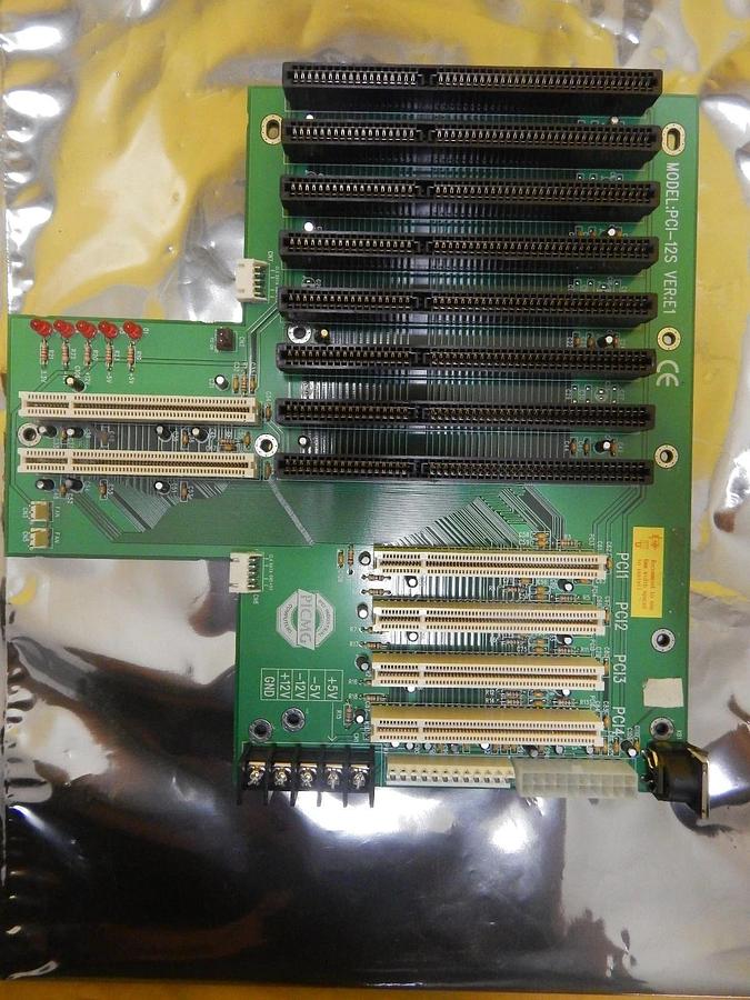 Used PCI Industrial Computers PCI-12S Backplane Board PCB Used Working