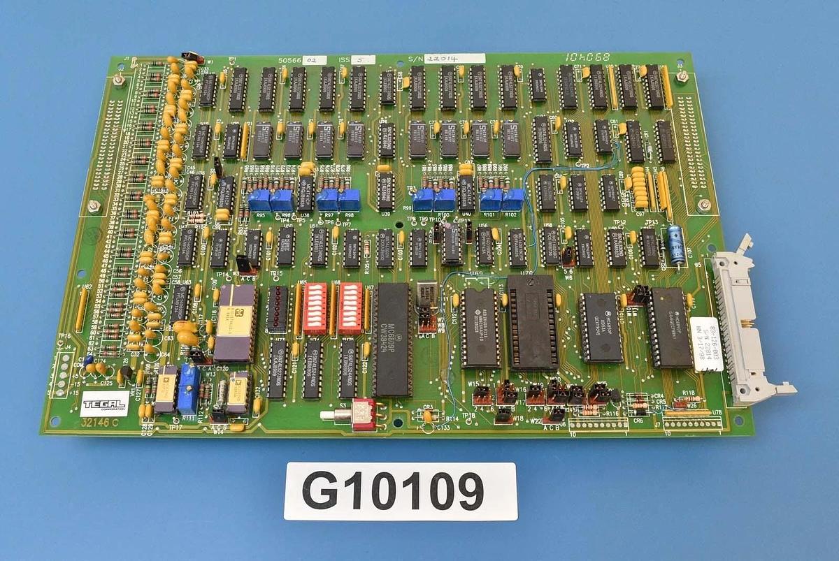 Used Tegal 83-126-003 PCB AUX RF Controller Control Module Board