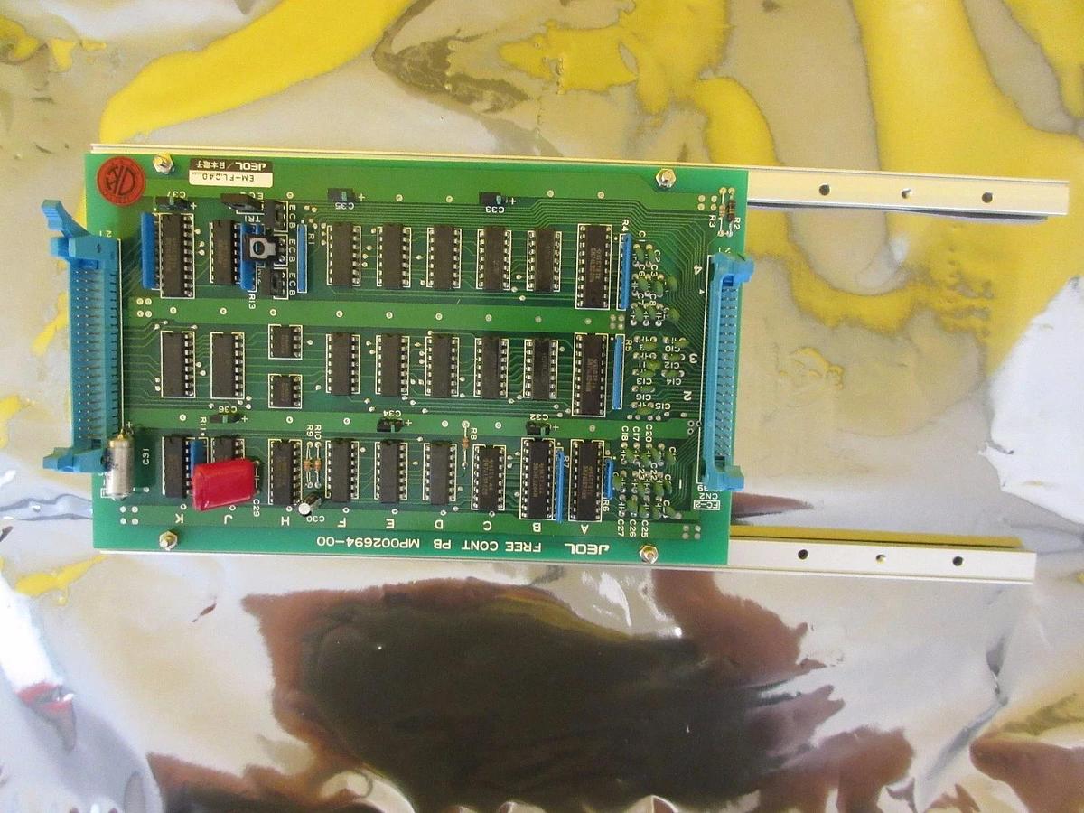Used JEOL MP002694-00 FREE CONT PB Board Assembly PCB EM-FLC40 JEM-2010F Used