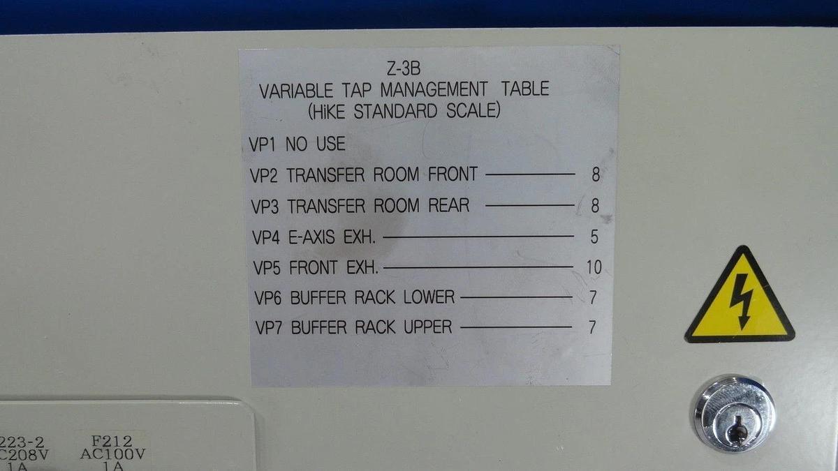 Used Kokusai Electric Z-3B Variable Tap Management Table Used Working