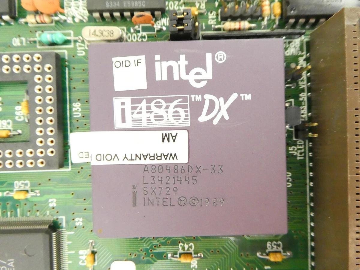 Used American Megatrends i486DX Motherboard PCB Tencor Instruments 200mm P-2H Working
