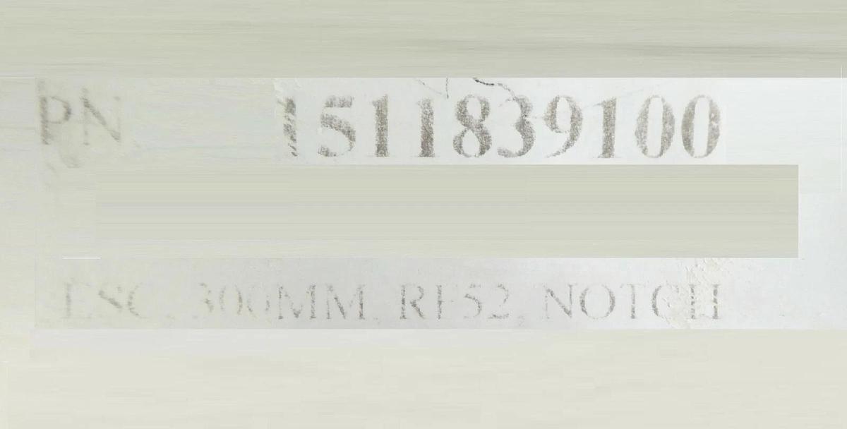 Used Novellus 15-118391-00 300mm Wafer Notch RF52 ESC Electrostatic Chuck Working