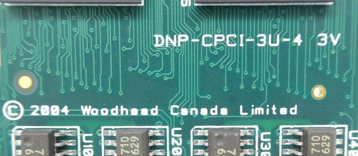 Used SST Woodhead DNP-CPCI-3U-4 DeviceNet Scanner PCB Card AMAT 0190-16928 Working