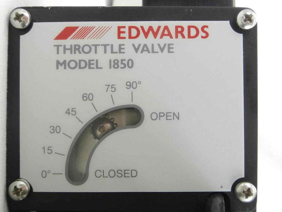 Used Edwards W185-08-001 Mechanical Vacuum Throttle Valve 1850 ISO200 Tegal 6500 Used