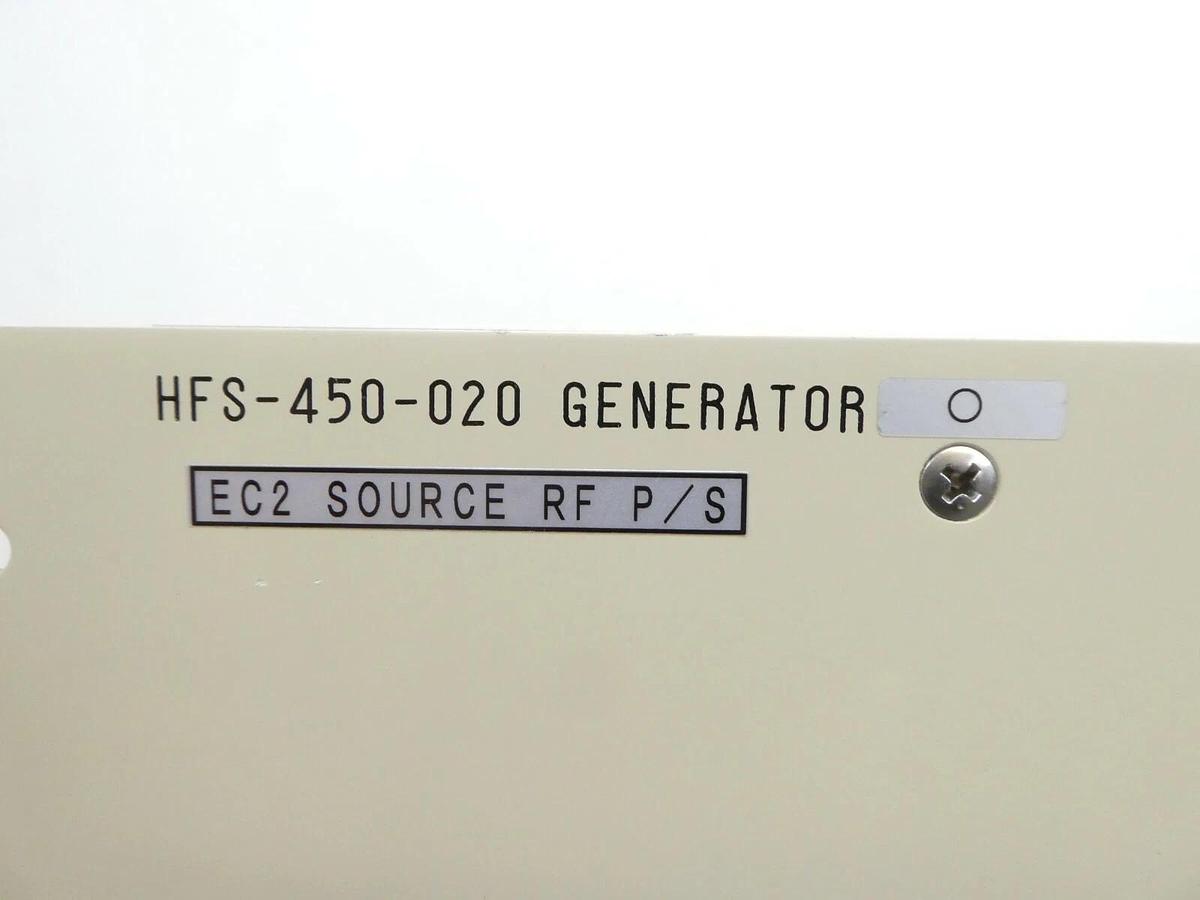 Used Nihon Koshuha HFS-450-020-H1 2kW RF Generator Hitachi MU-712E Working Surplus