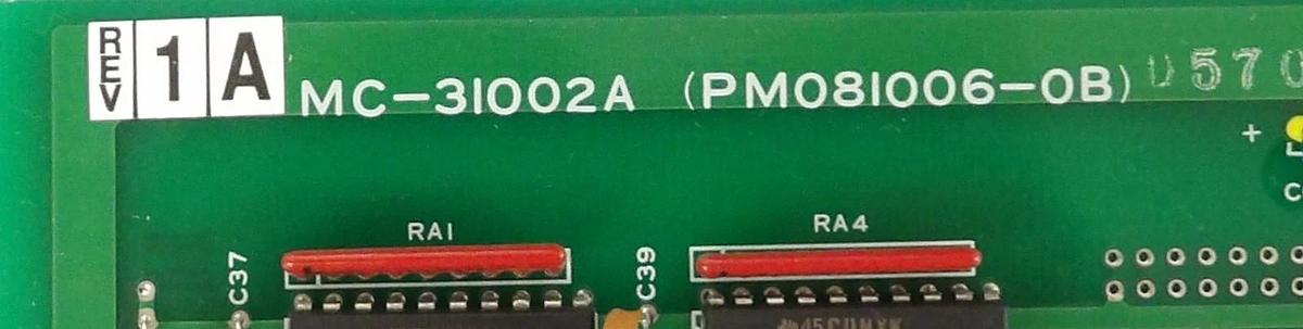 Used TEL Tokyo Electron MC-31002A Relay Process PCB Card PM081006-0B Lot of 2 Working