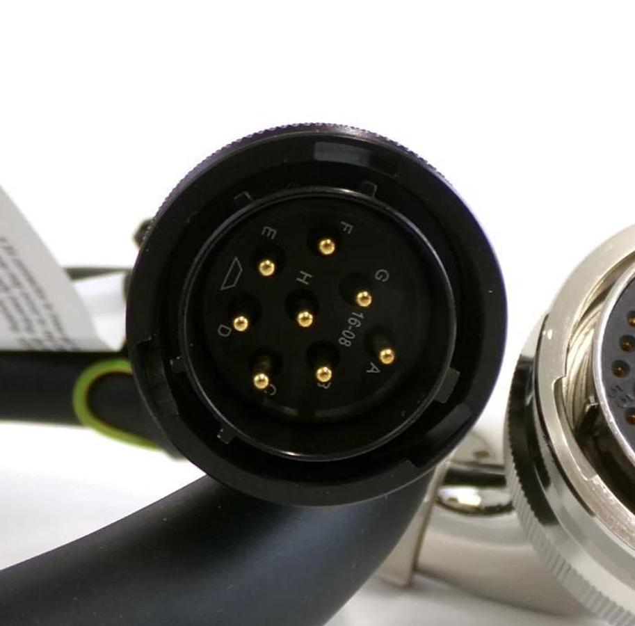 Used STP Edwards B752-04-030 Turbomolecular Pump Control Cable 1M Lot of 2 Working