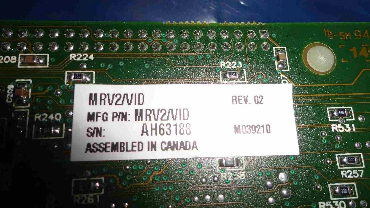 Used Marvel 2 Matrox PCB 521-0201 Rev C Circuit Board KLA-Tencor AIT I Used Working