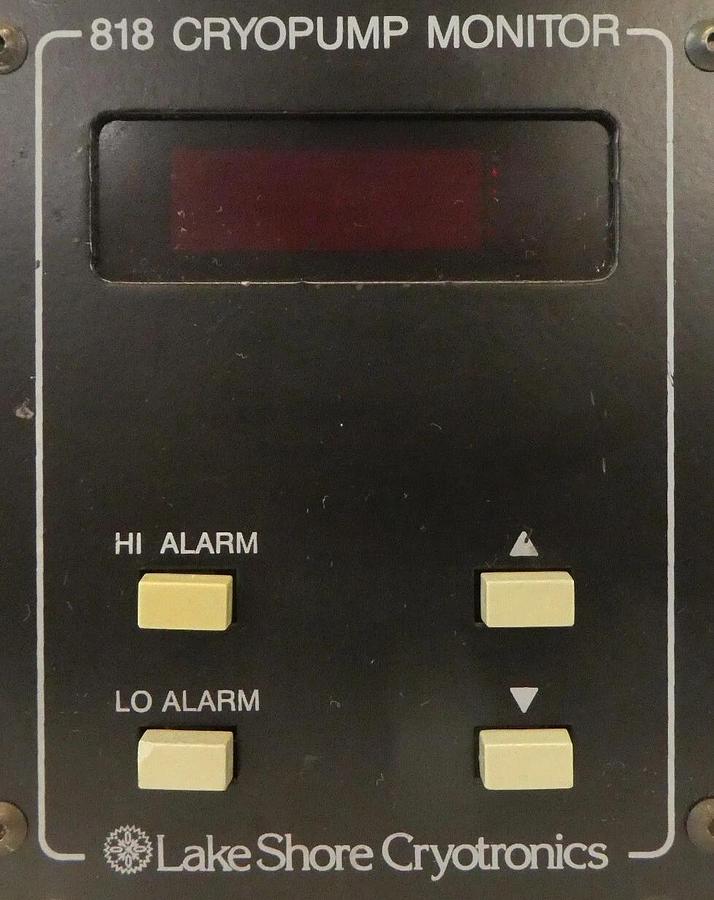 Used Lake Shore Cryotronics 818 Cryopump Monitor Reseller Lot of 2 Spare Surplus