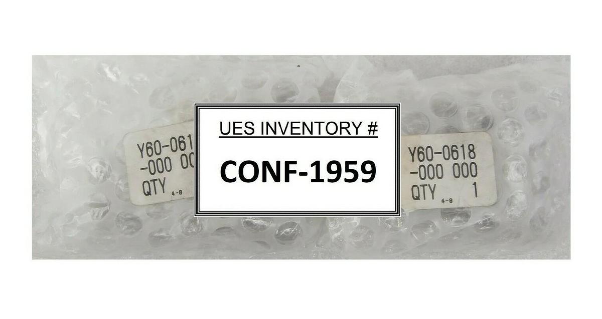 Canon Y60-0618-000 X Pressure Roller Reseller Lot of 2 New Surplus