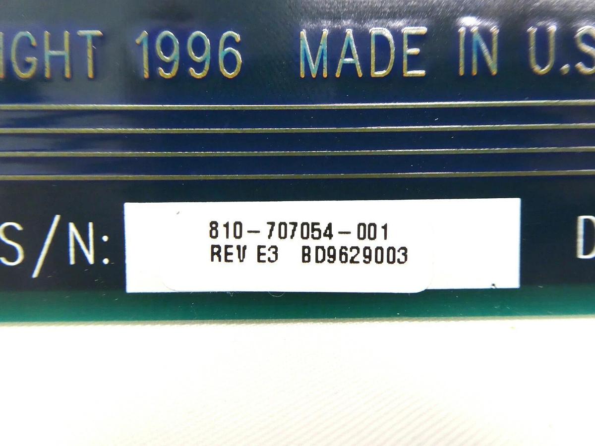 Used Lam Research 810-707054-001 Gas Box I/O Interlock Board PCB FPD Continuum Spare