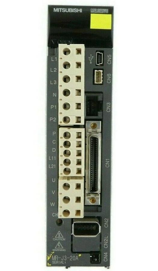 Used Mitsubishi Electric MR-J3-20A AC Servo Driver MELSERVO AMAT Working Surplus