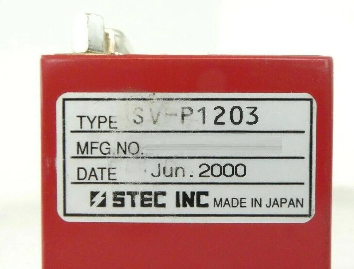 Used STEC SV-P1203 Pneumatic Flow Controller SV-P1000 Reseller Lot of 5 Working Spare