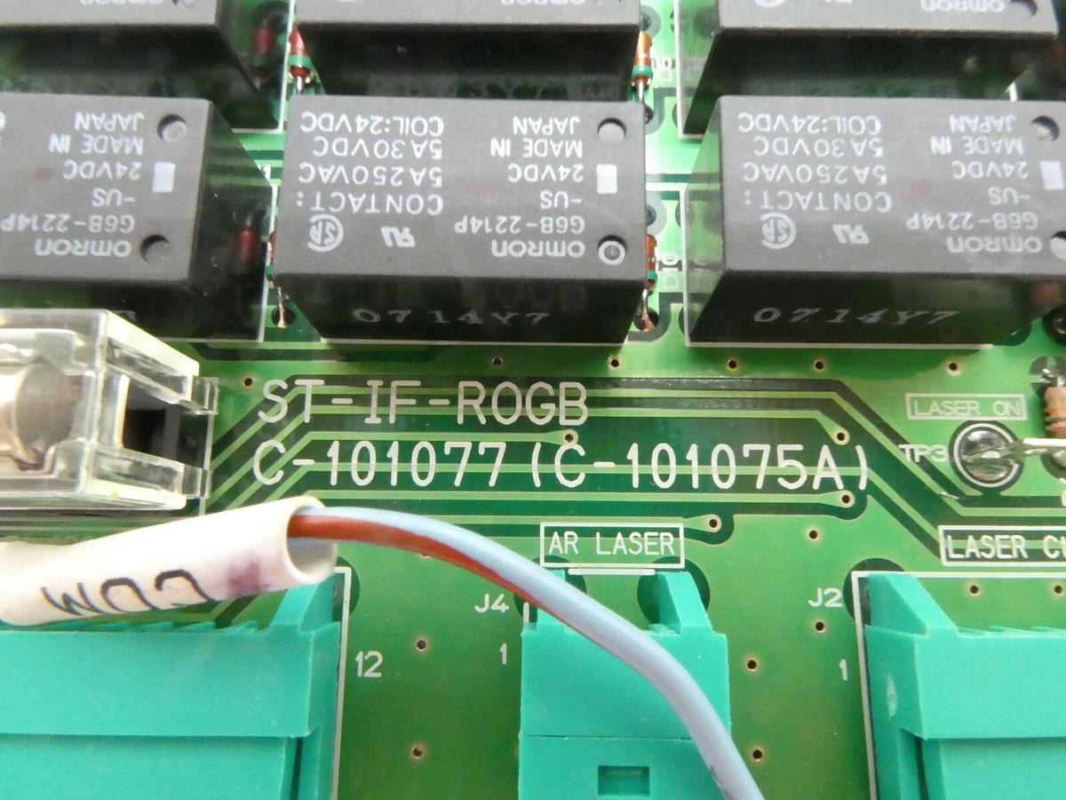 Used Lasertec C-101077 Relay PCB ST-IF-ROGB with Remote AC Board MD2500 Working Spare