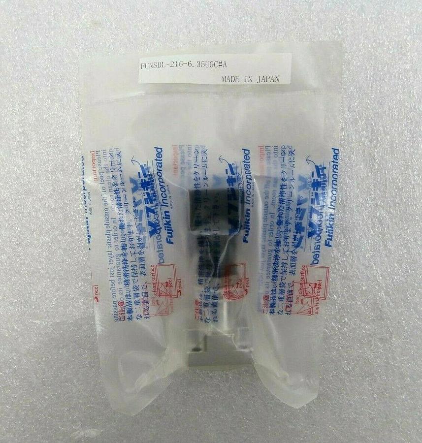 Fujikin FUNSDL-21G-6.35UGC#A Valve Fine Series Reseller Lot of 3 New Surplus