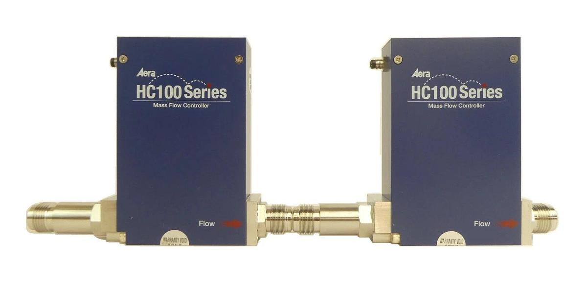 Used Aera HC102ETMC8V61ANN HC100 Series Mass Flow Controller MFC Reseller Lot of 2
