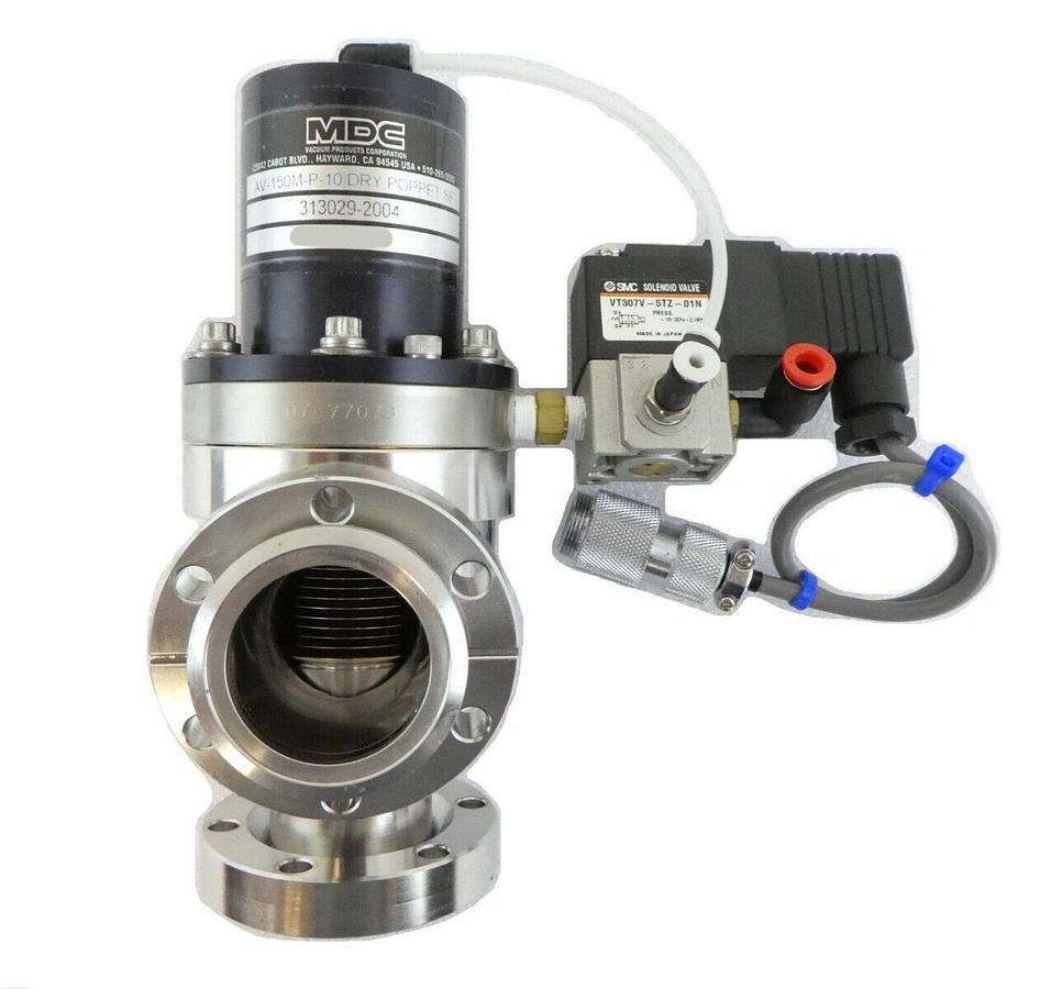 Used MDC Vacuum Products 313029-2004 Angle Valve Assembly AV-150M-P-10 Working Spare