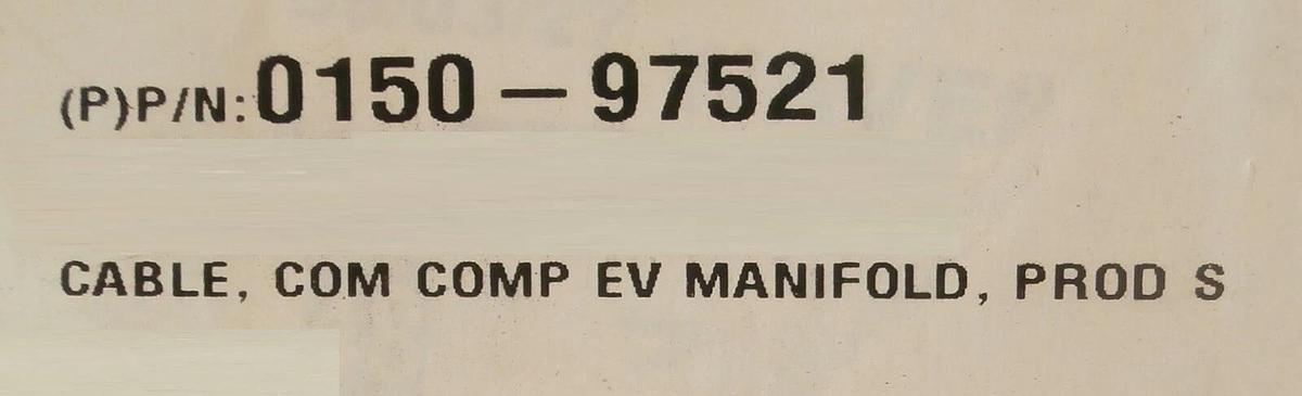 Used K-Tec 0150-97521-SPOT EV Manifold Communication Cable AMAT 0150-97521 New Spare
