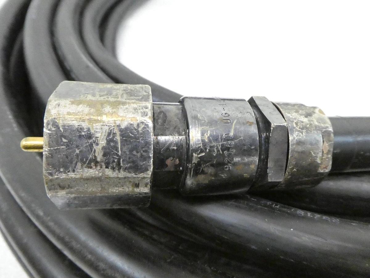 Used Microwave Systems M17/79-RG218 RF Coaxial Cable RF Working Surplus
