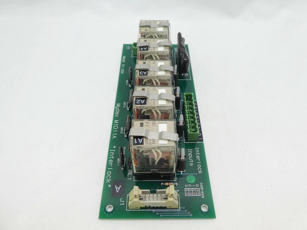 Used Mydax M1011A Interlock Input Board PCB "Interlock" Lot of 2 Working Surplus