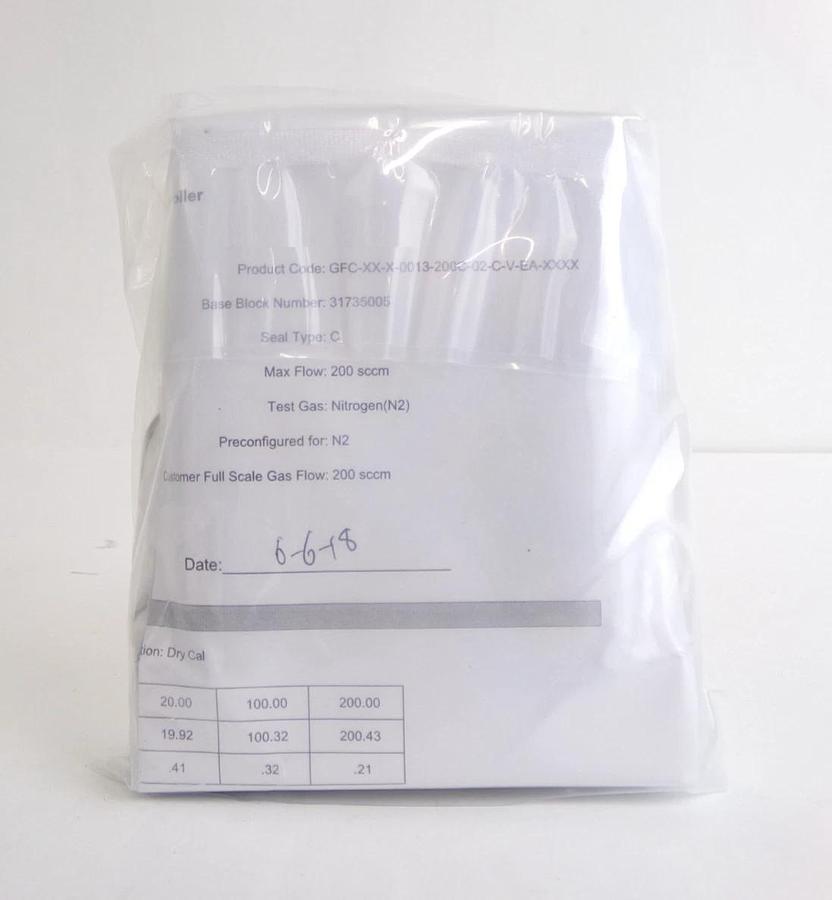 Pivotal Systems 88-02452R Mass Flow Controller MFC 200 SCCM N2 New Surplus