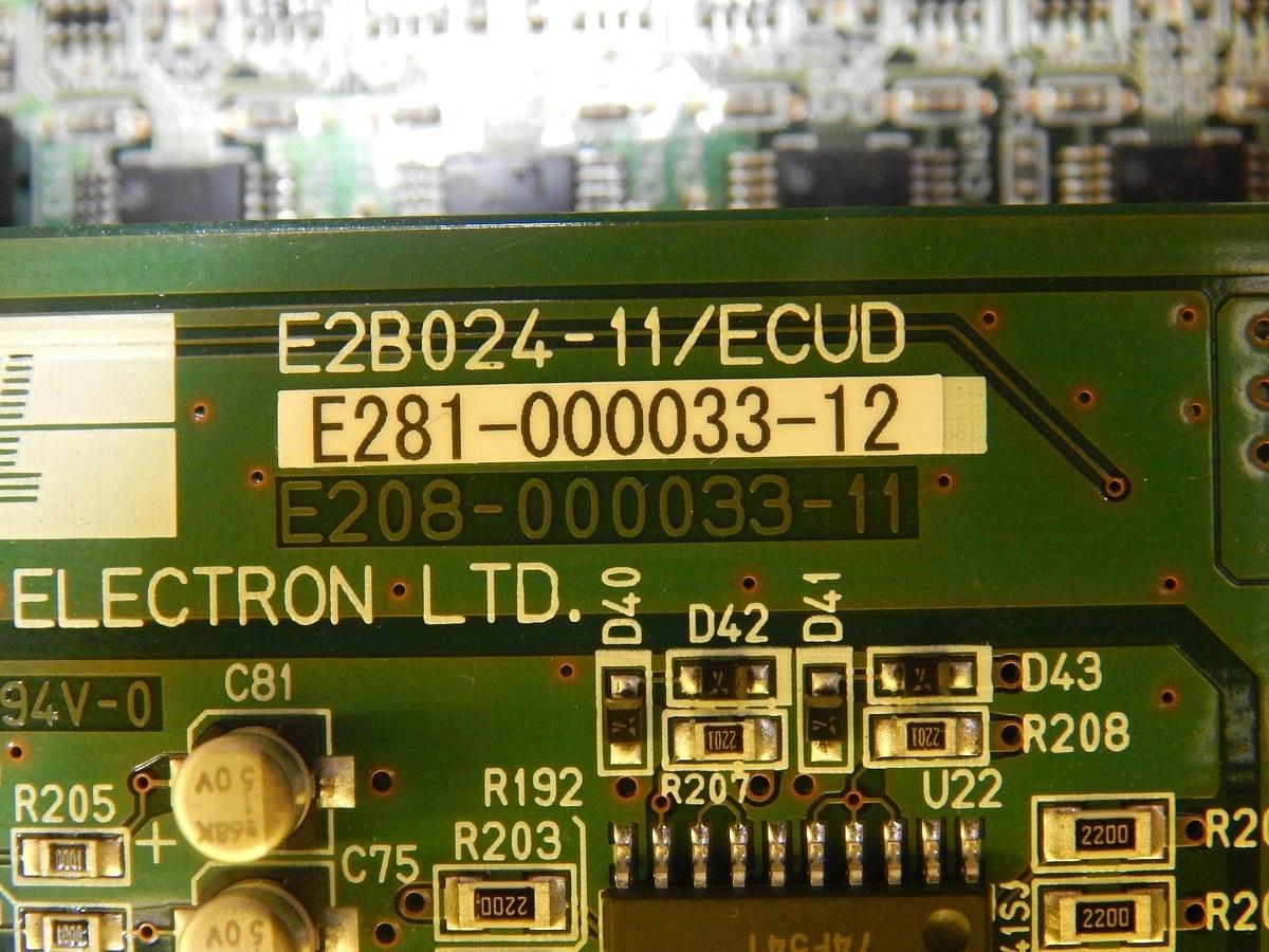 Used TEL Tokyo Electron E244-000053-11 CPU VME PCB Card E2B023/ECU T-3044SS Used