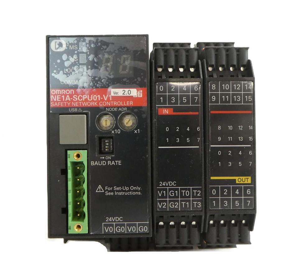 Used Omron NE1A-SCPU01-V1 Safety Network Controller Module Working Surplus