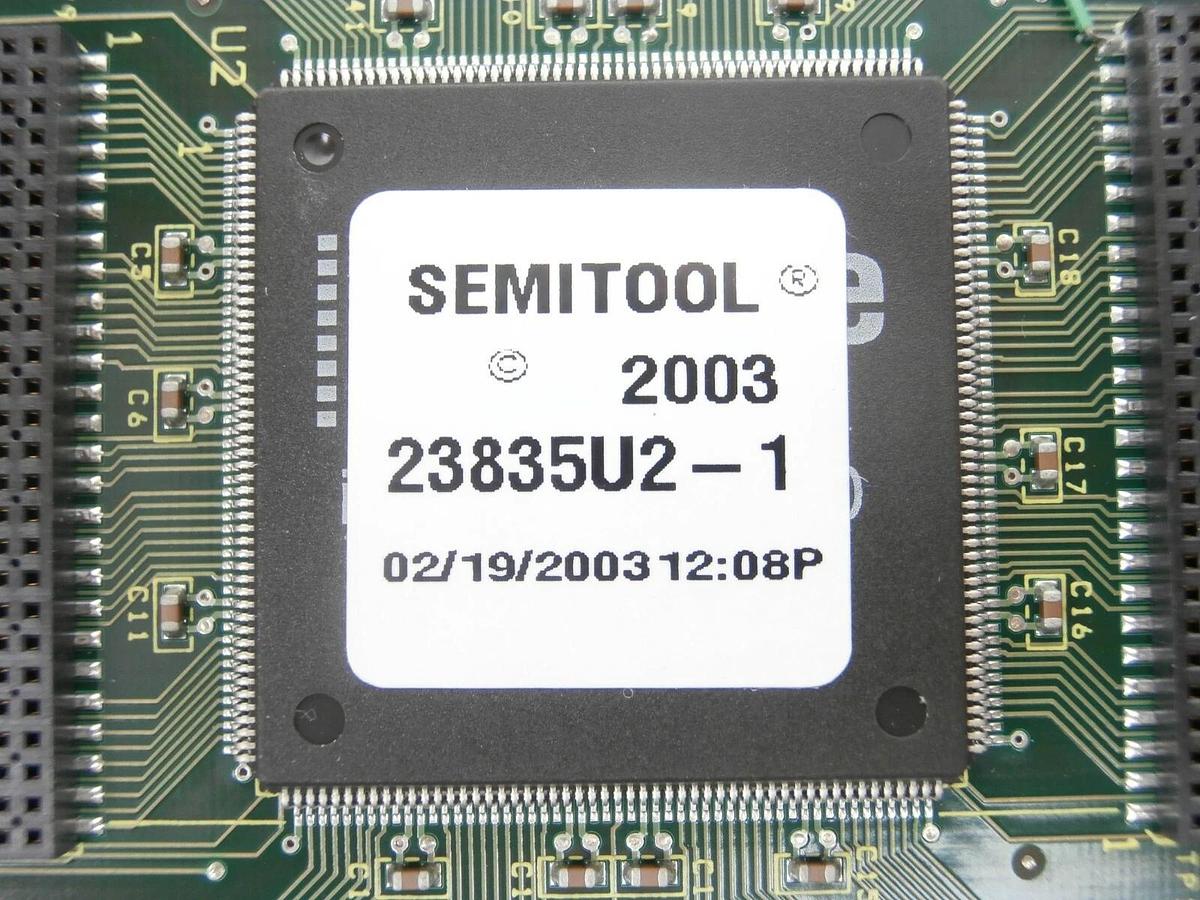 Used Semitool 932T0016-01 Dual Fiber Transceiver 23835 PCB Assembly 2601800 Rev. J