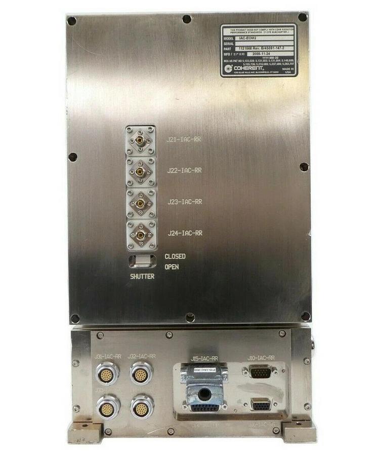 Used Coherent 1121568 Laser Module IAC-EOM2 Nikon 4S091-147-2 Working Surplus
