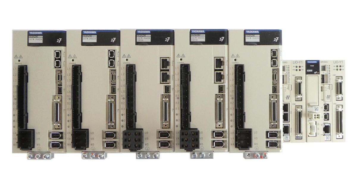 Used Yaskawa Electric SGD7W-1R6A30AY0810A MP3300i Servo Drive SERVOPACK Lot of 7