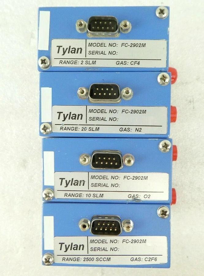 Used Mykrolis FC-2902M Mass Flow Controller MFC Reseller Lot of 4 AMAT Working Spare