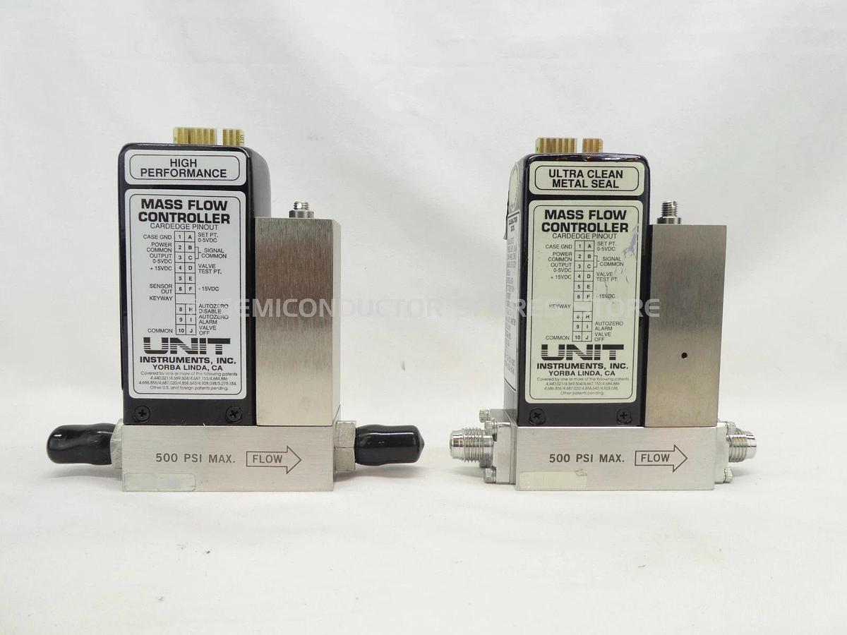 Used UNIT Instruments Mass Flow Controller MFC UFC-1100 UFC-1500A UFC-1160 Lot of 20