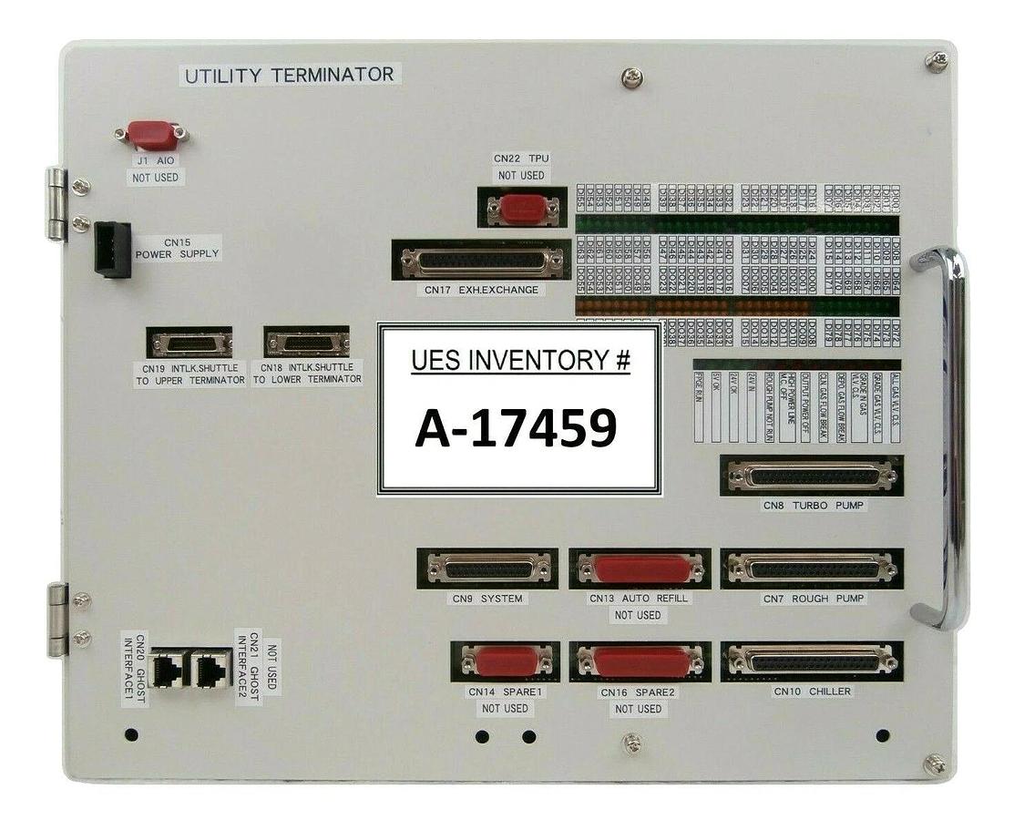 Used TEL Tokyo Electron 3S87-050797 Utility Terminator 3M81-026551-21 Trias Working