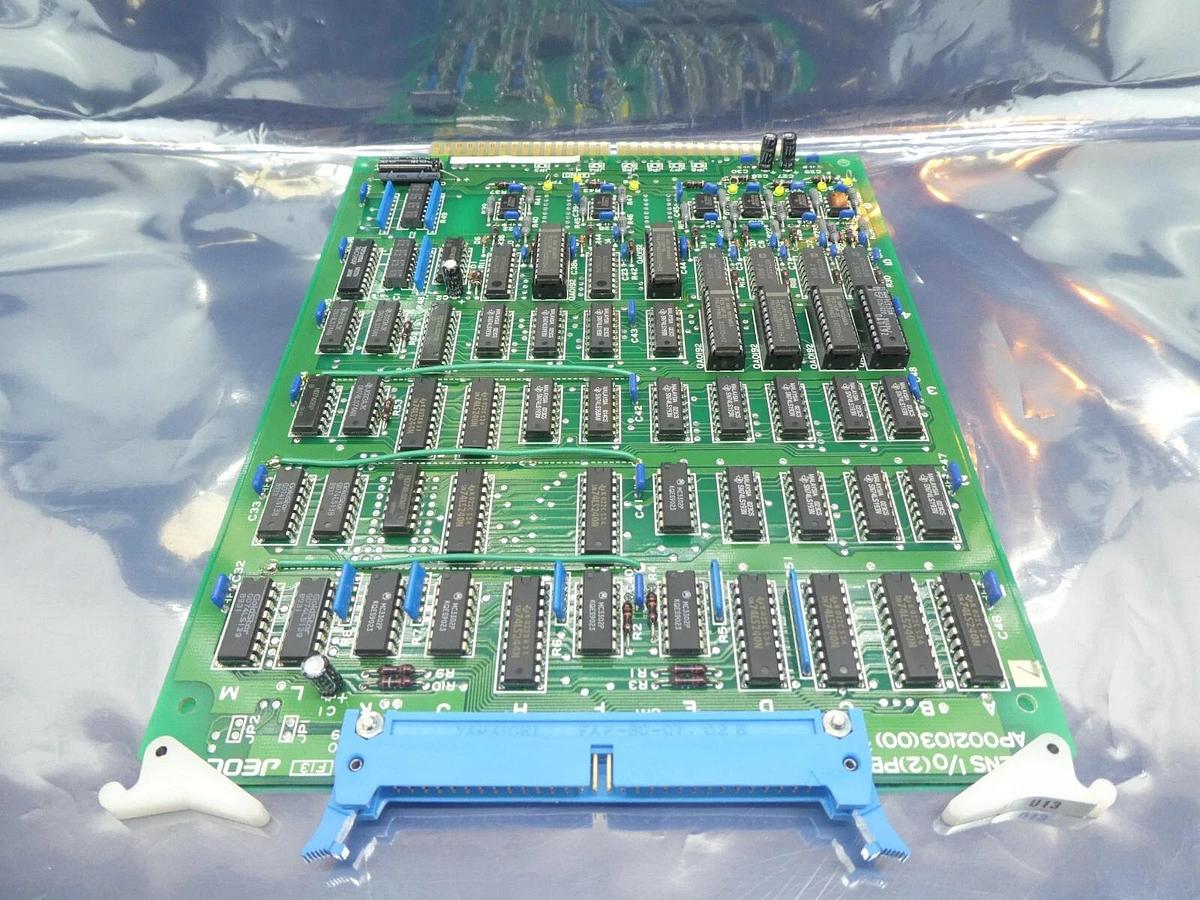Used JEOL AP002103(00) Lens I/O PCB Card LENS I/O(2)PB JSM-6300F SEM Working Surplus
