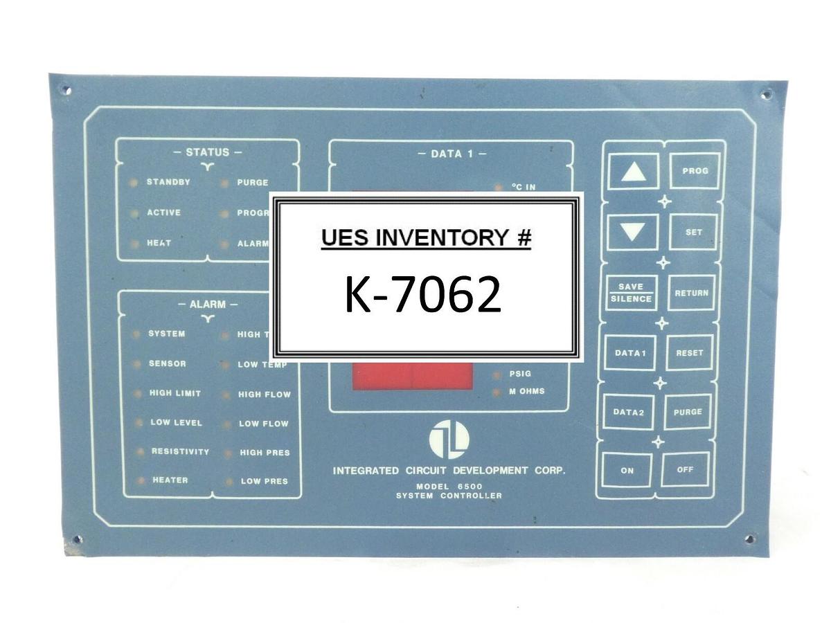 Used Integrated Circuit Development 306916 Wet Sink Controller Model 6500 Spare