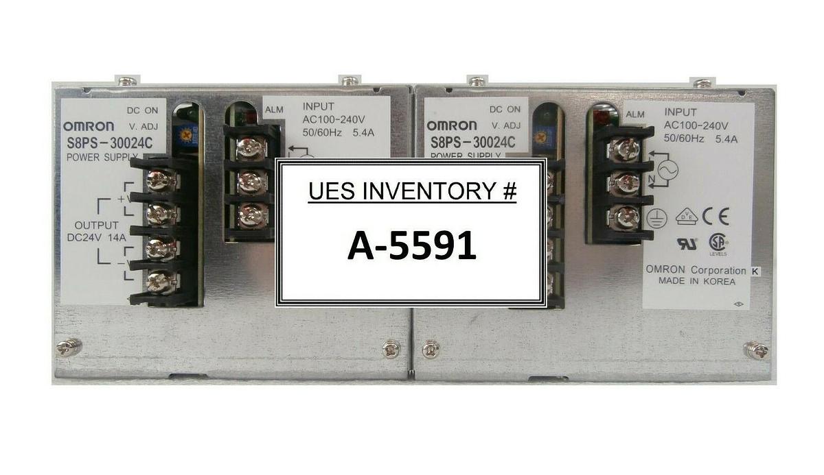 Used Omron S8PS-30024C Power Supply Reseller Lot of 2 Working Surplus